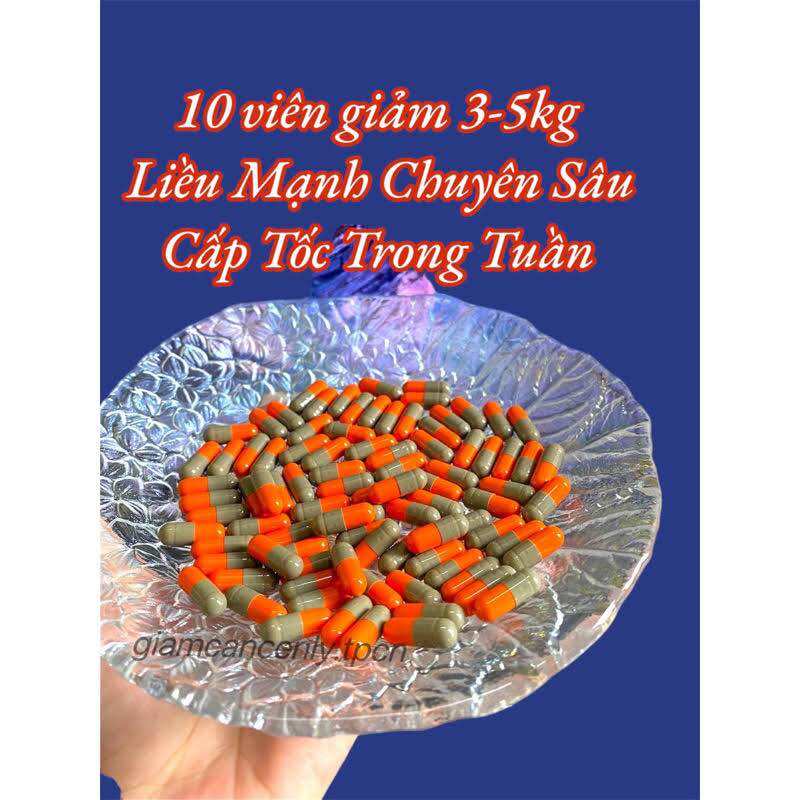 Giảm cân chuyên sâu yanhee cam vip thái lan giảm cân cấp tốc cho cơ địa khó giảm