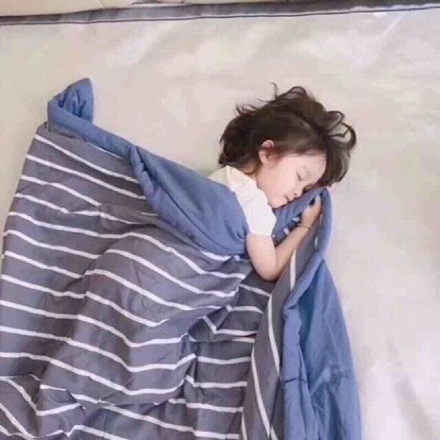 CHĂN MUJI KẺ SỌC MẪU MỚI