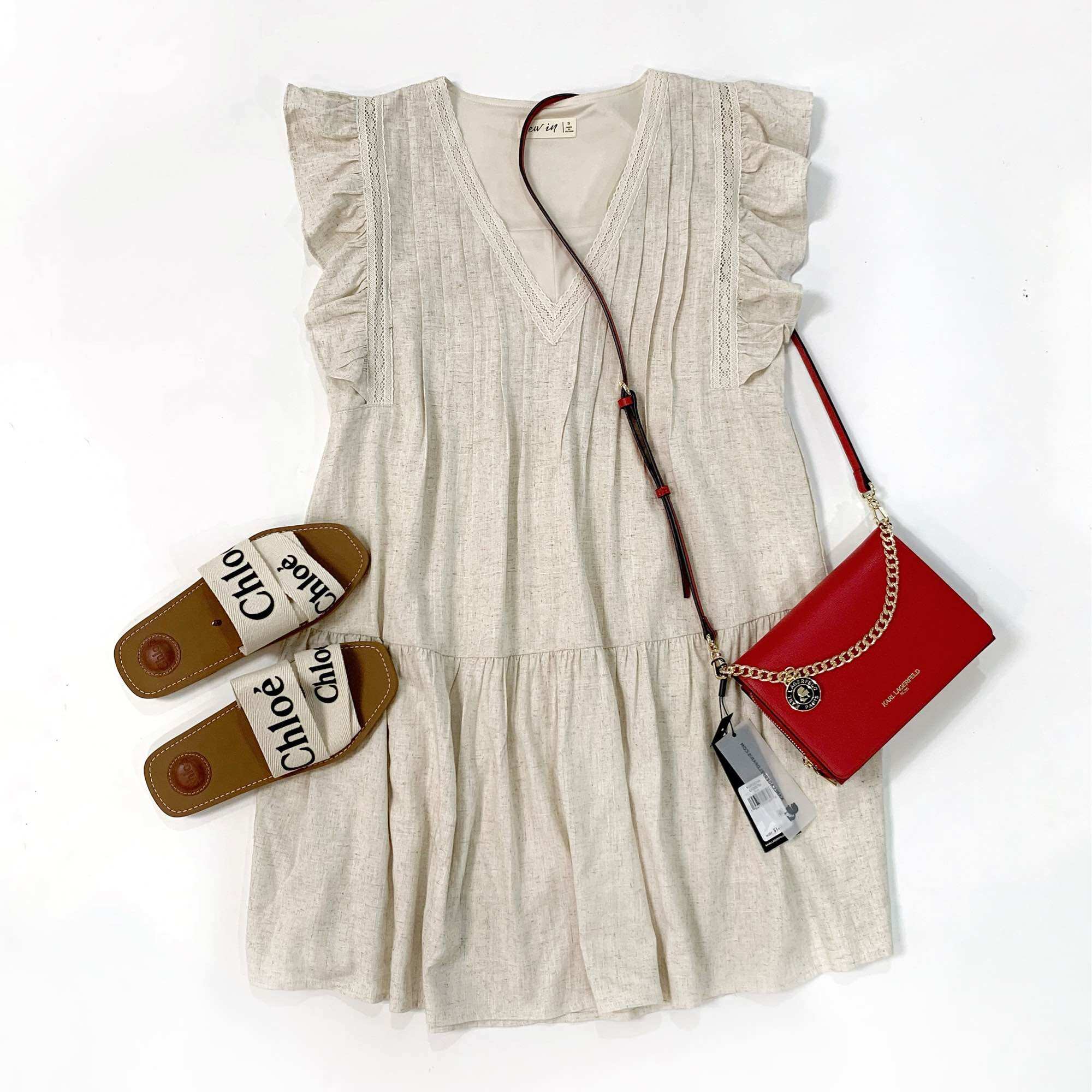 Đầm linen N€W !N xuất xịn