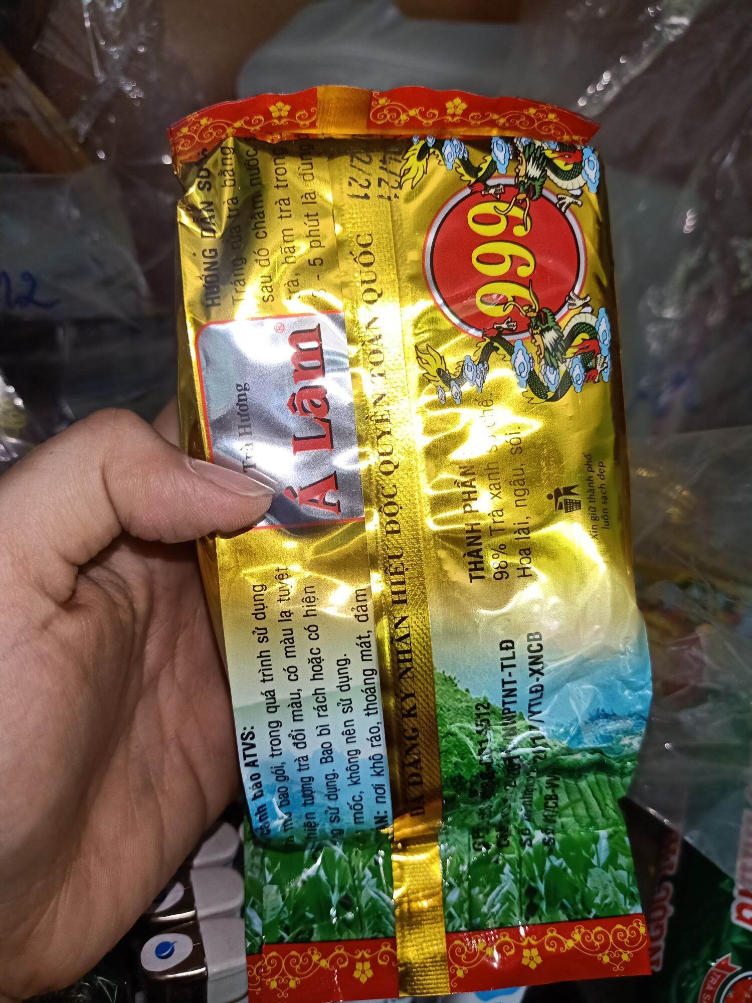 1 gói trà Á Lâm 999