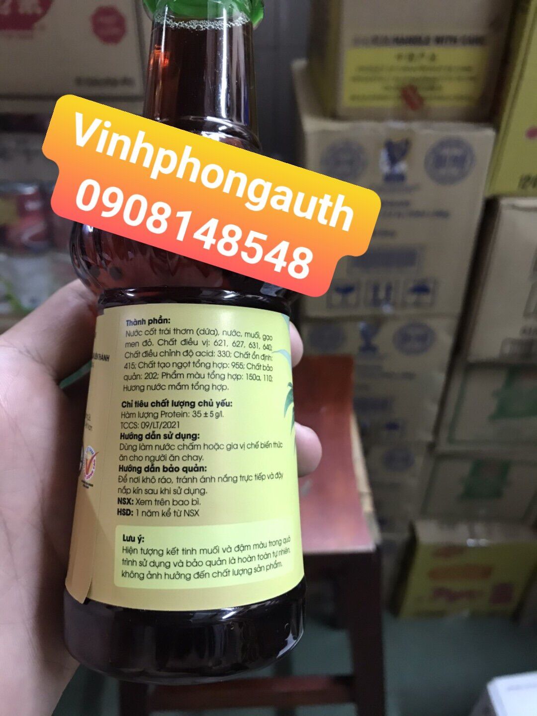 Nước Mắm Chay Liên Thành 300ml (5/2022)