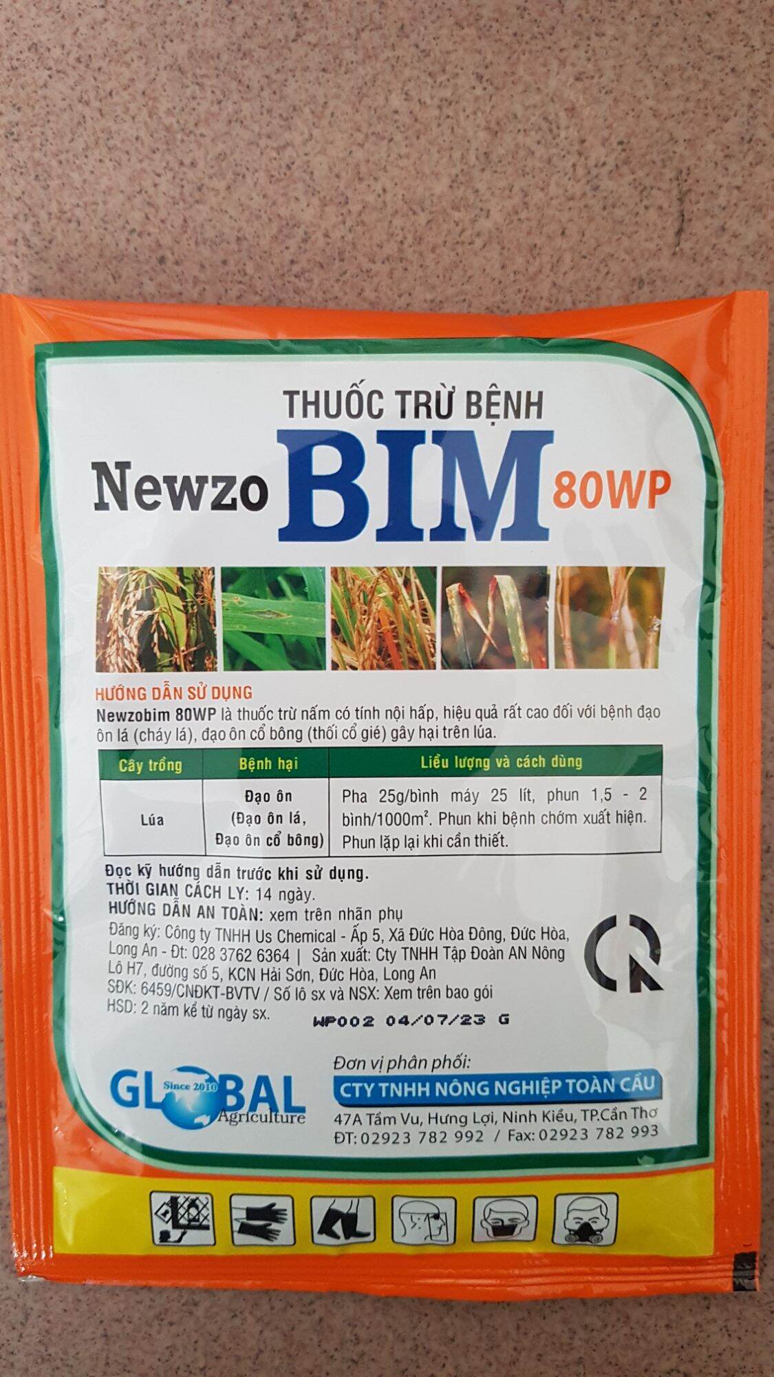 Thuốc trừ bệnh đạo ôn BIM 80WP
