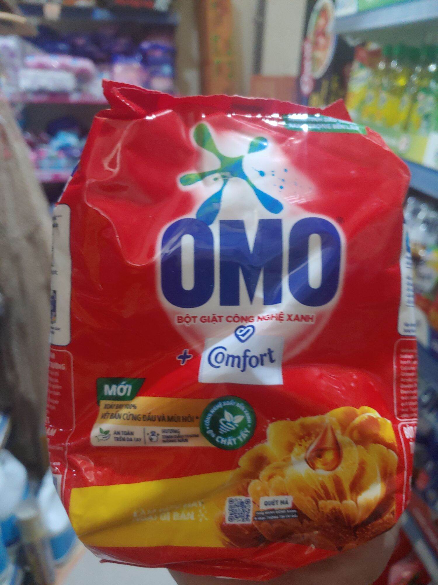 Bột giặt OMO Comfort gói 350g