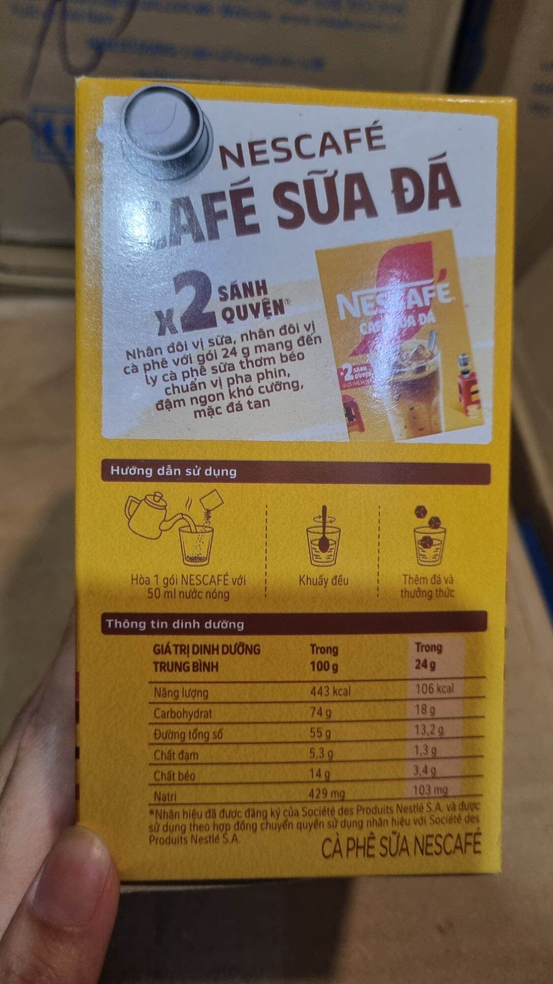 Nescafe cà phê sữa đá