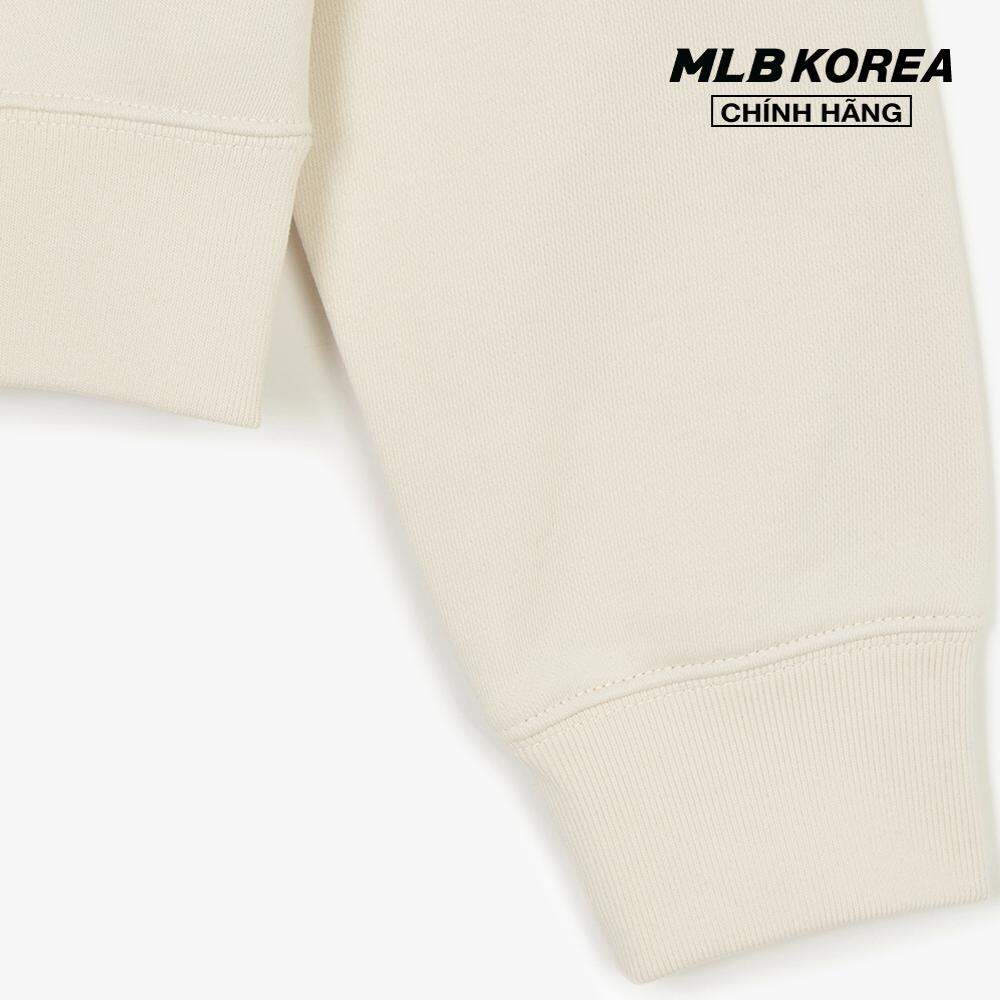MLB - Áo sweatshirt nữ cổ tròn phom croptop Basic Small Logo 3FMTB1341-43CRD