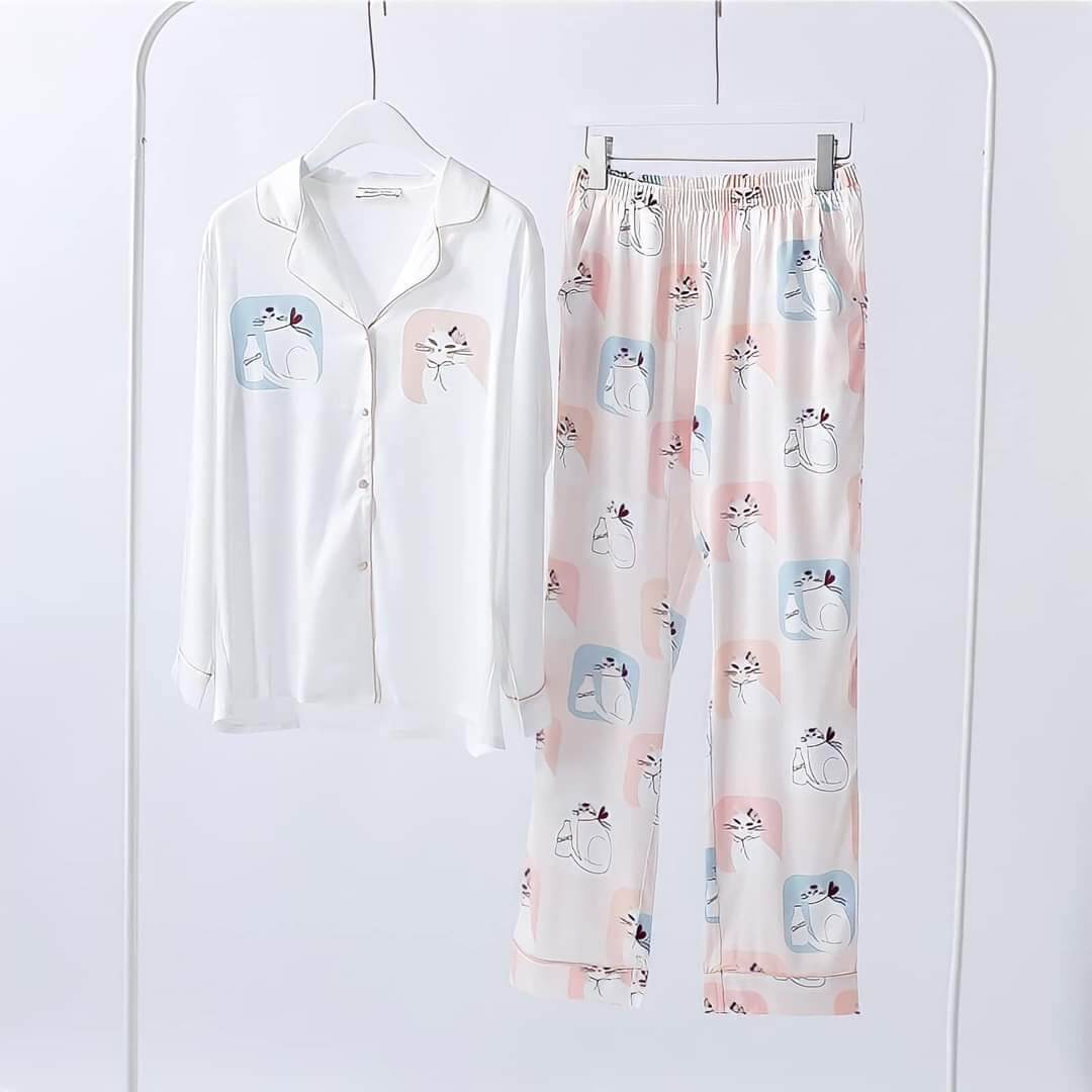 Bộ lụa satin mềm mịn