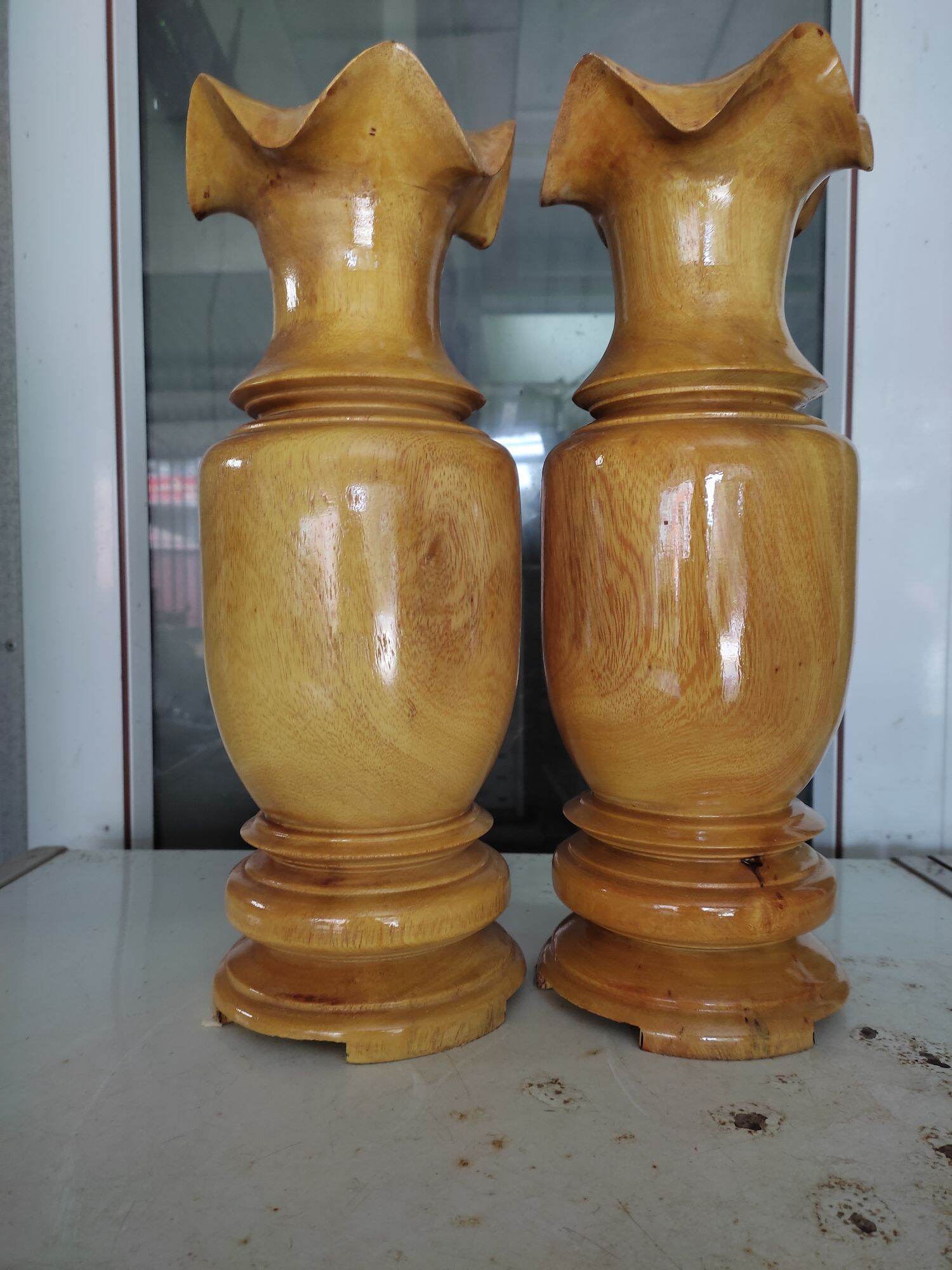 1 đôi lục bình gỗ mít