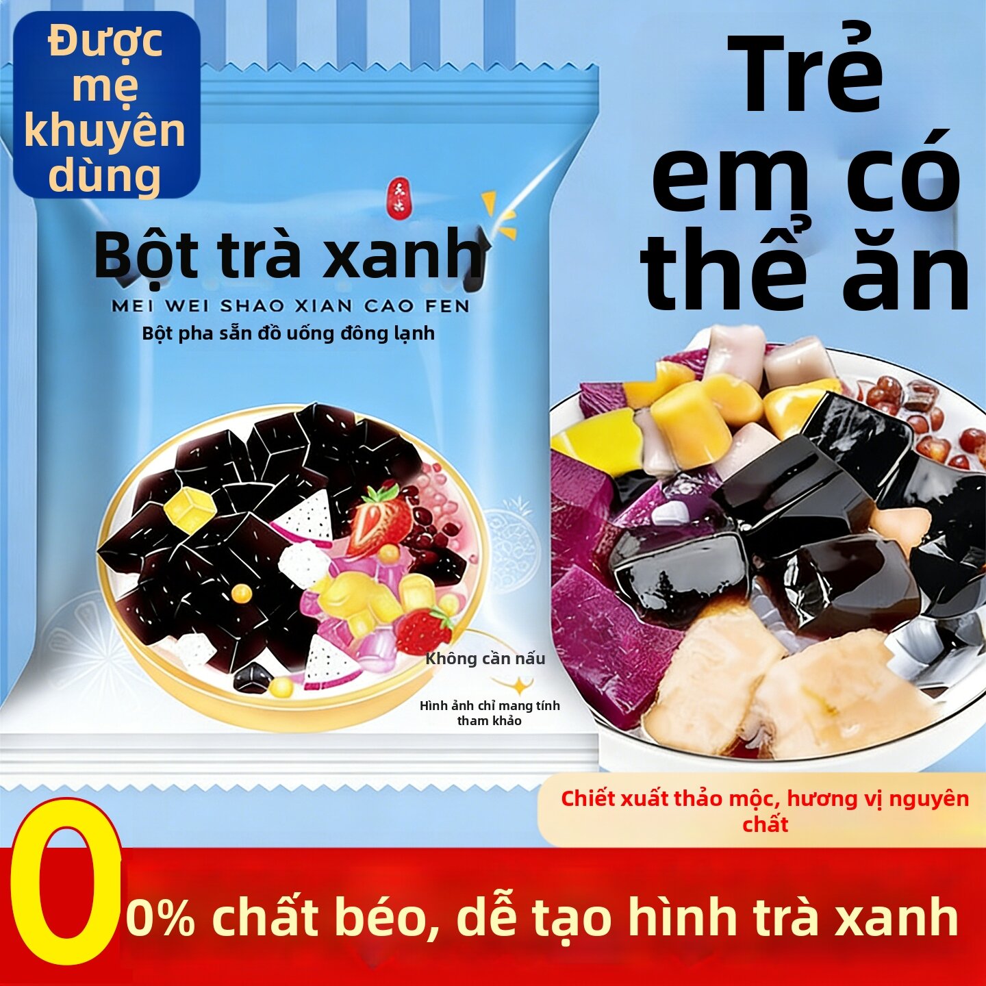 Bột Thạch Sẵn Pha Không Chất Bảo Quản