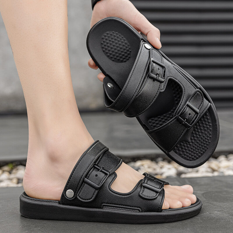 Dép Siêu Hot Nổi Tiếng Trên Mạng Dép Đi Biển Chống Trượt Cảm Giác Giẫm Đạp Đi Bên Ngoài Mùa Hè Cho Nam Dép Thể Thao Hai Công Dụng Ngoài Trời Cho Nam