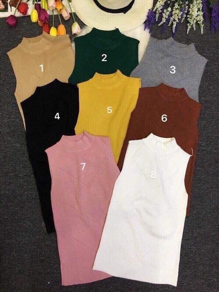 Áo sát nách len V hàng loại 1