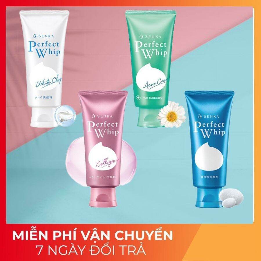 [MẪU MỚI 2021] Sữa rửa mặt Shiseido Senka Perfect Whip 120g