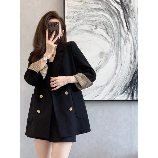 Áo vest 2 lớp tay lật cúc