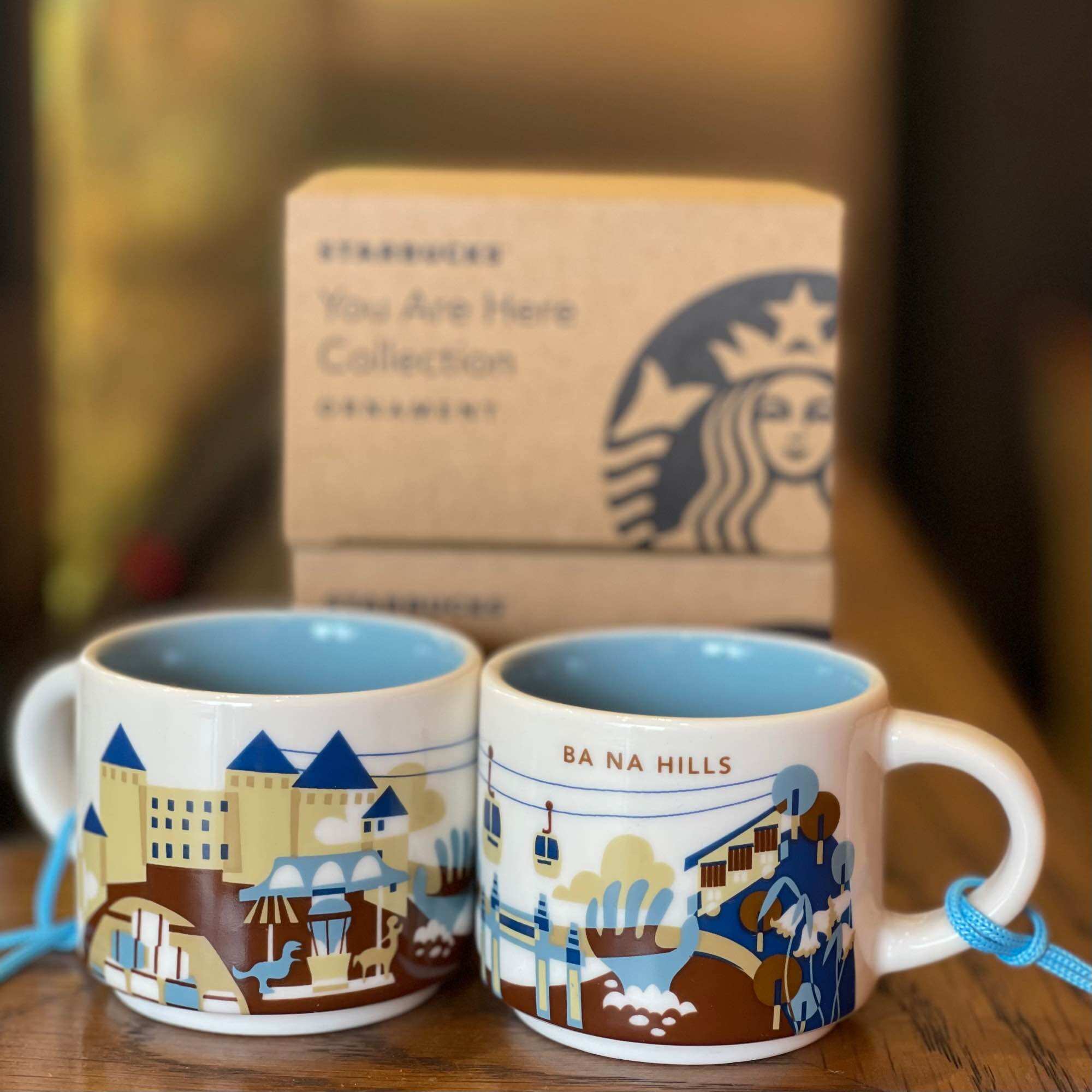 Cốc sứ Starbucks You Are Here 14oz
