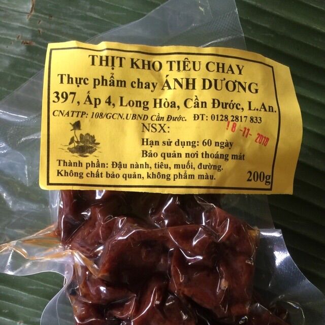 Thịt kho tiêu chay ánh dương 200g
