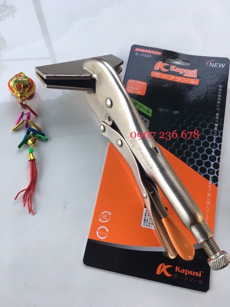Kìm kẹp cộng lực mỏ dẹt 11 inch - Kìm bấm chết