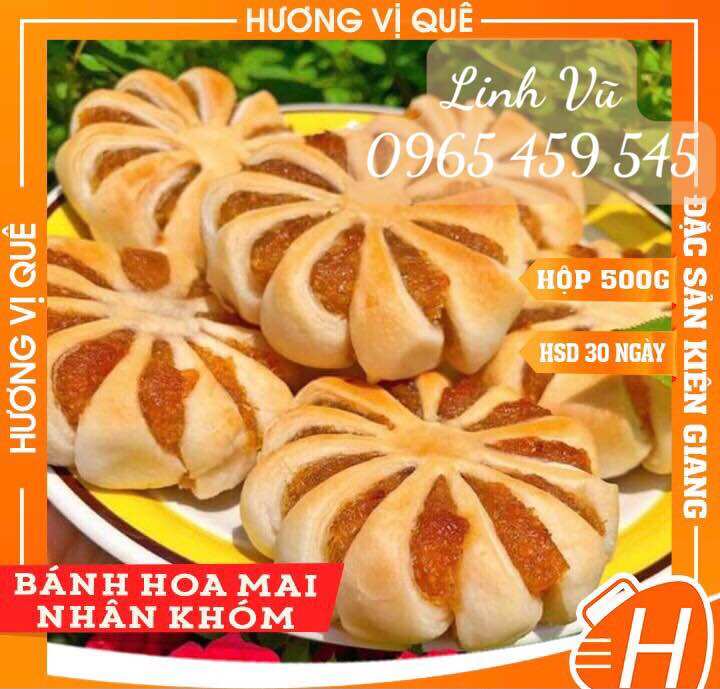 BÁNH HOA MAI NHÂN KHÓM