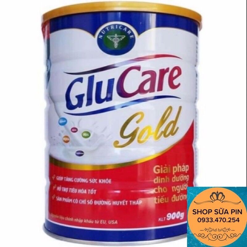 Date mới - Sữa bột Glucare Gold lon 900g (dành cho người tiểu đường)