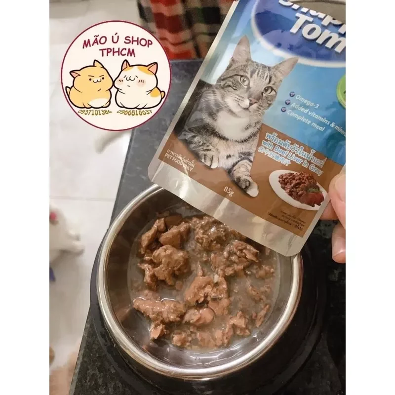 PATE MÈO SNAPPY TOM GÓI 85G