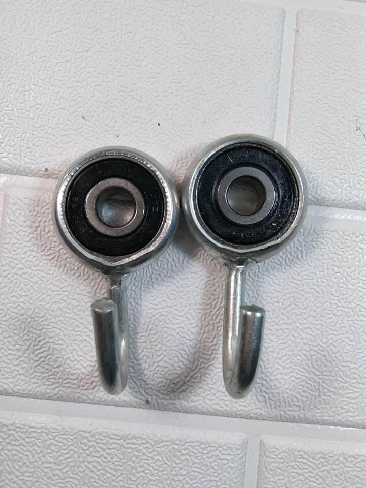 Mắc võng - Bạc đạn võng 2 cái - Móc bi treo võng xếp