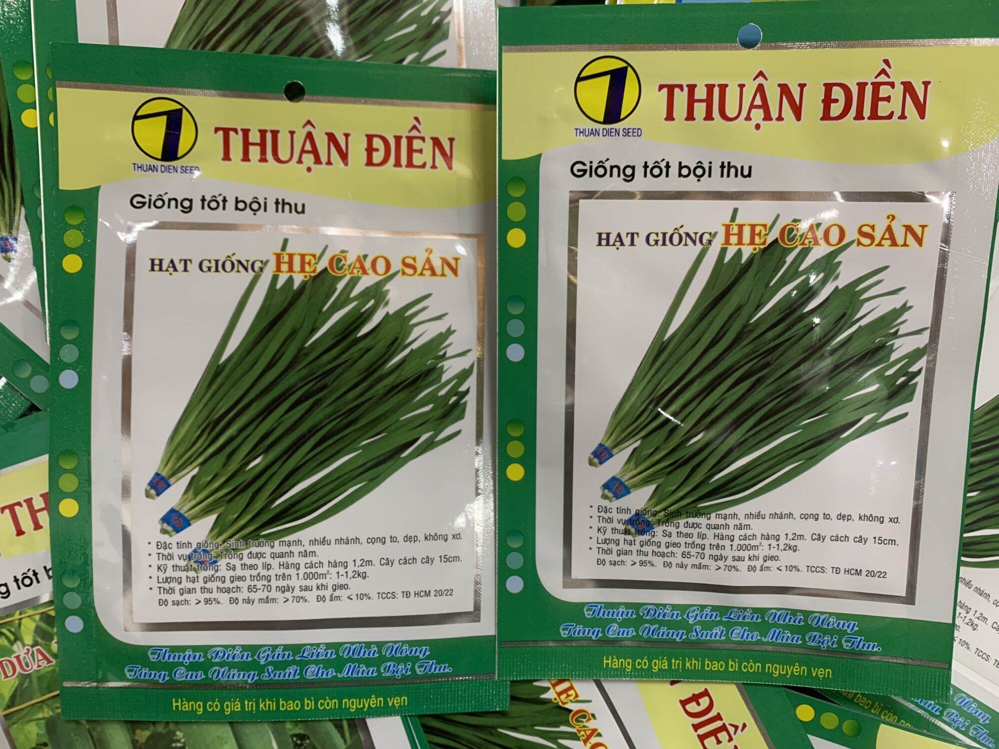 Hạt Giống Hẹ Cao Sản gói 1g
