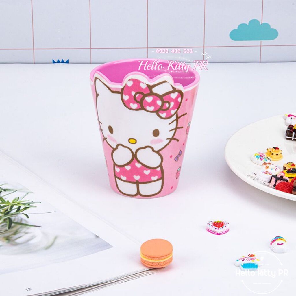 Ly cốc 3D Hello Kitty Doremon Doraemon