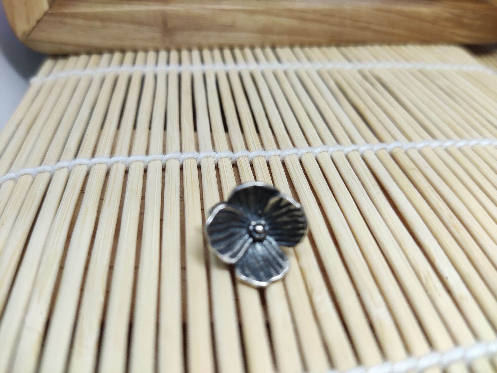 GauBee Charm bạc 925 hoa faith