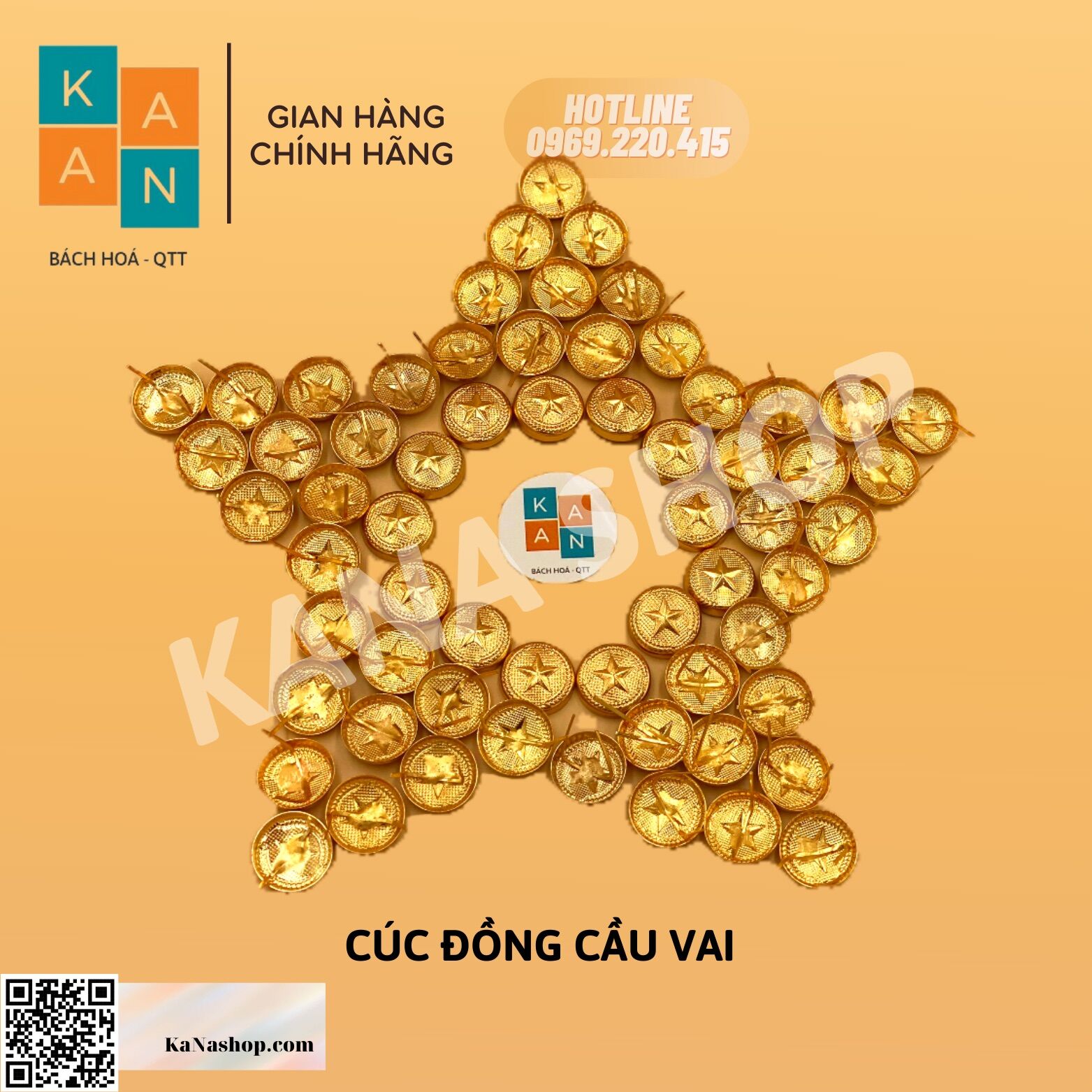 Cúc cầu vai cúc đồng kanashop
