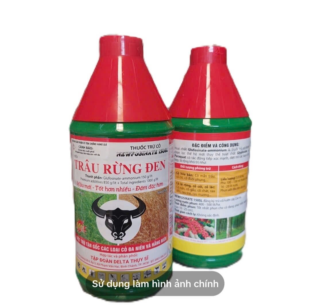 Thuốc trừ cỏ TRÂU RỪNG ĐEN COMBO 5 CHAI 900ML