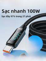Toocki | Dây Cáp USB-C Hiển Thị Số Nạp Siêu Nhanh 100W 6A