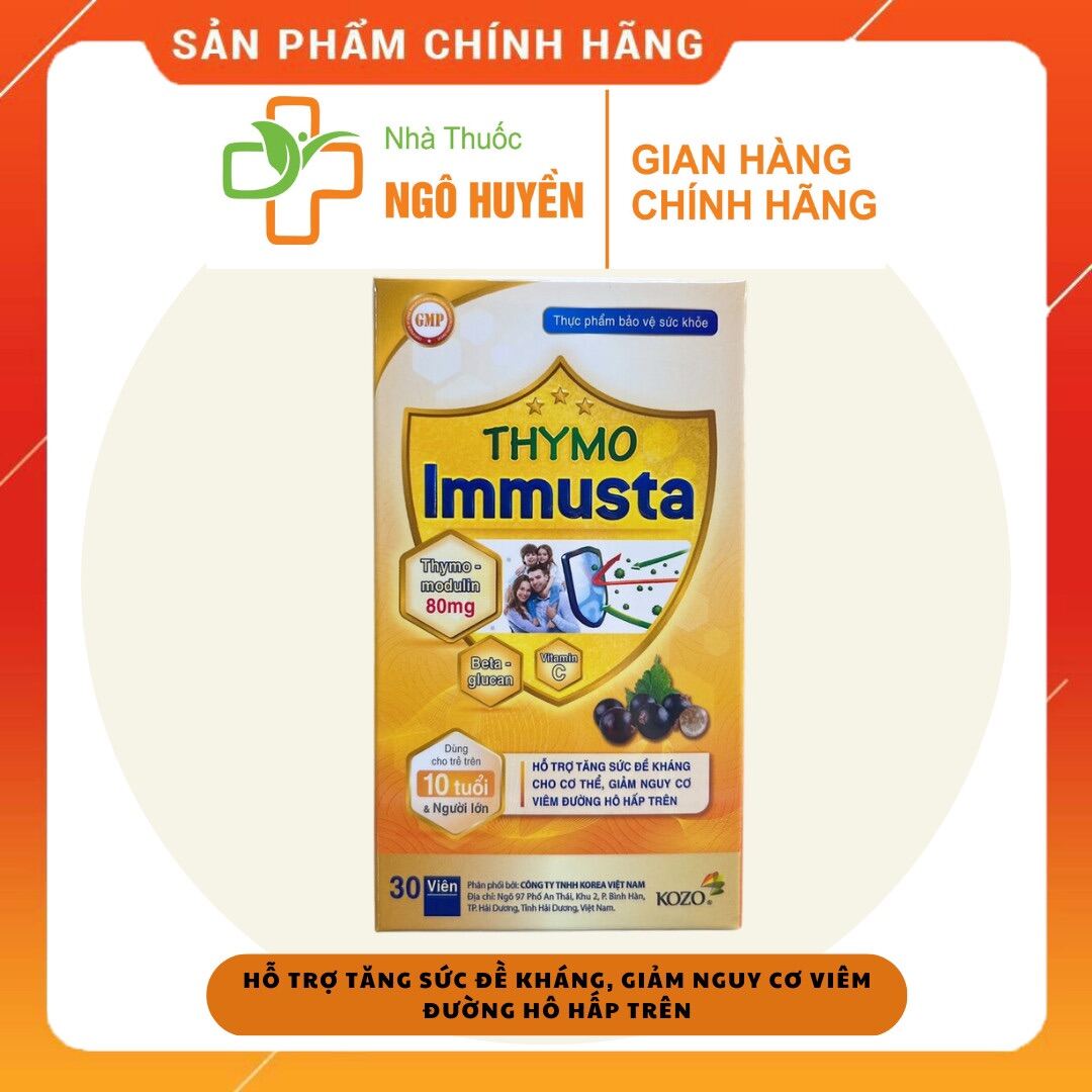 Tăng cường miễn dịch THYMO IMMUSTA Hỗ trợ tăng sức đề kháng