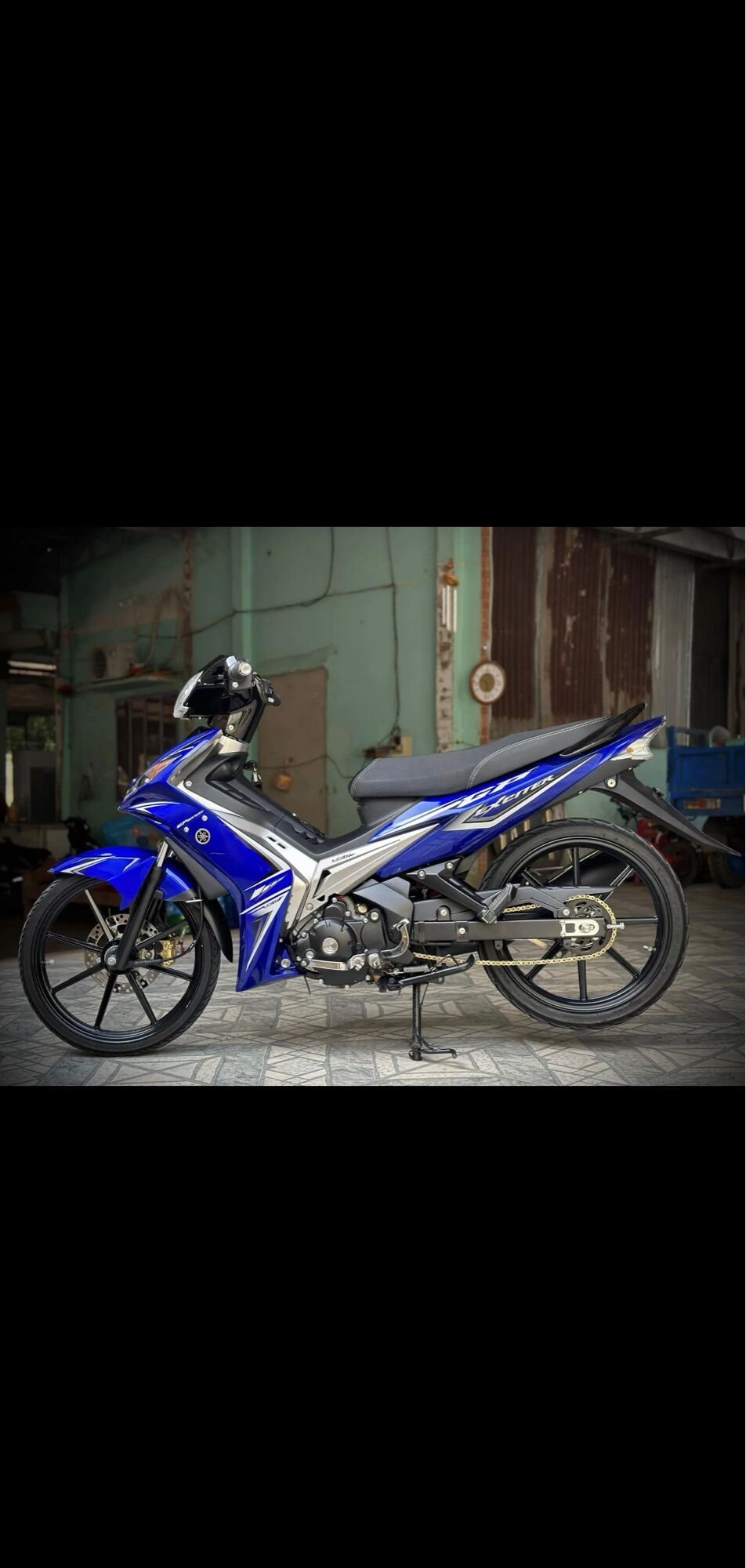 Dàn áo Yamaha Exciter Xanh GP chính hãng full bóng nhám tem