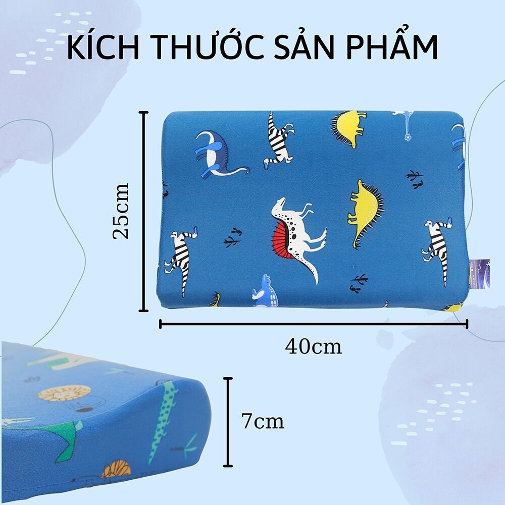 Gối cao su non nhà trẻ (có bán vỏ gối rời)
