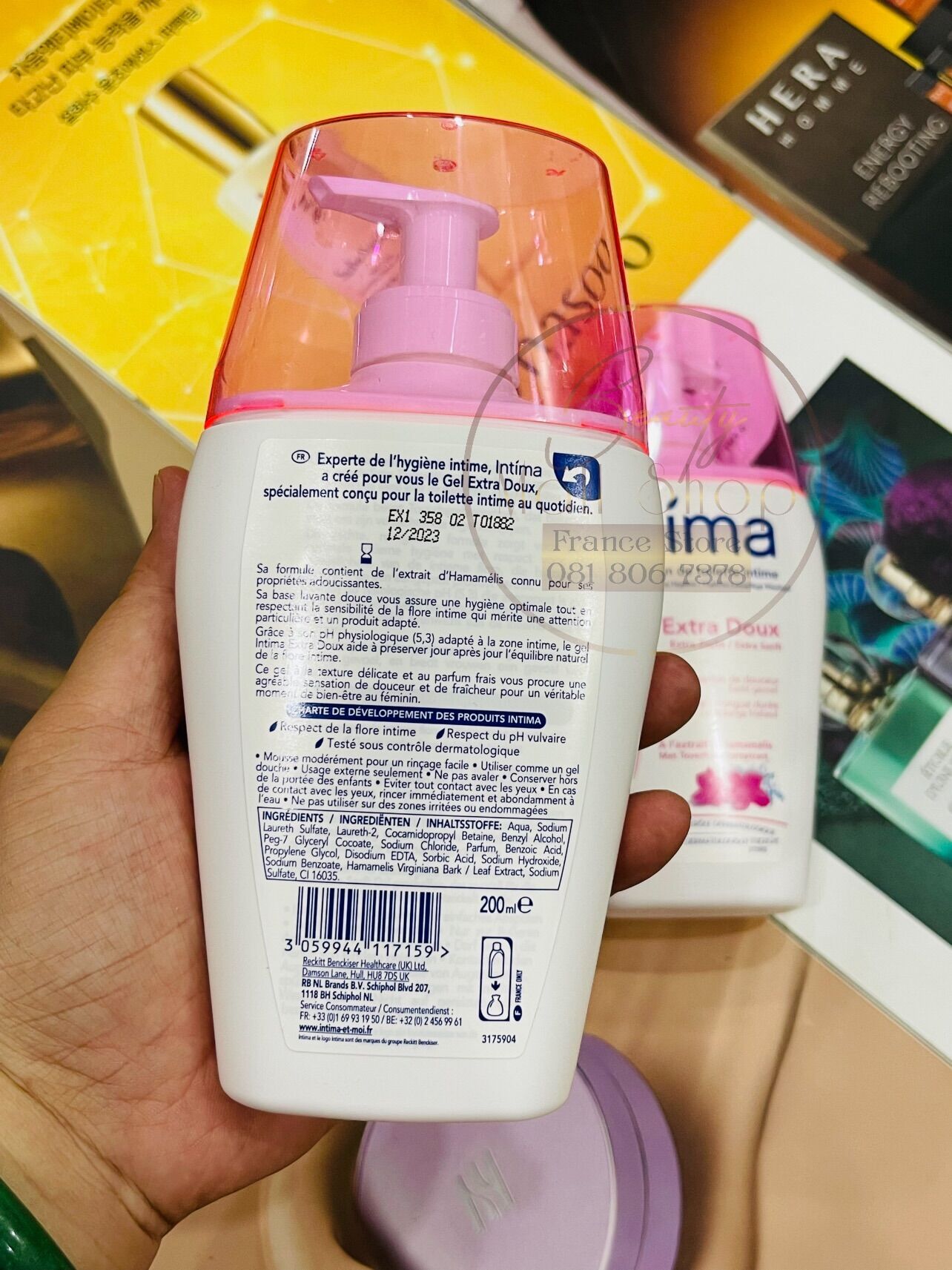 Dung dịch vệ sinh phụ nữ Intima của Pháp 200ml