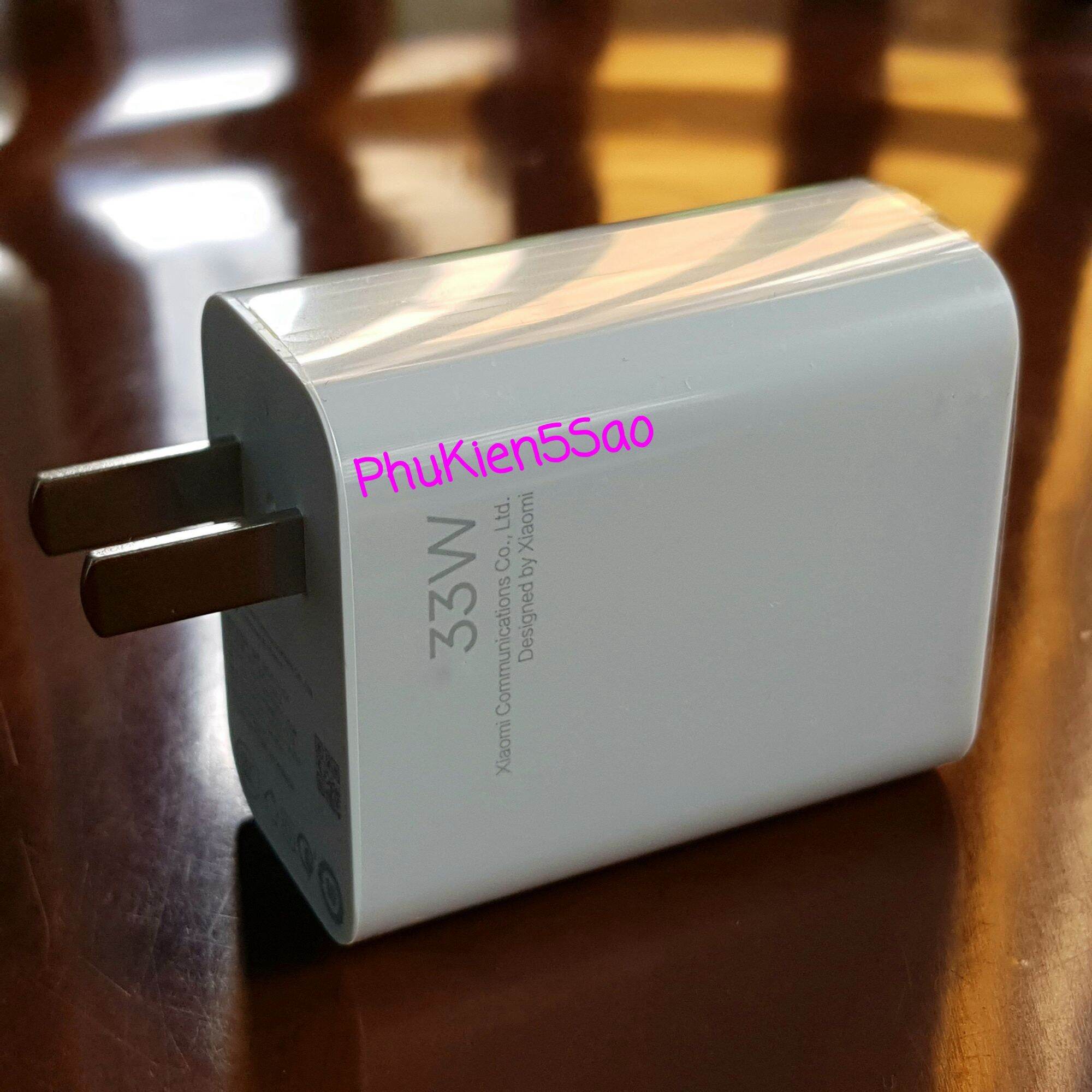 Củ sạc nhanh 33w xiaomi, redmi, poco new seal.