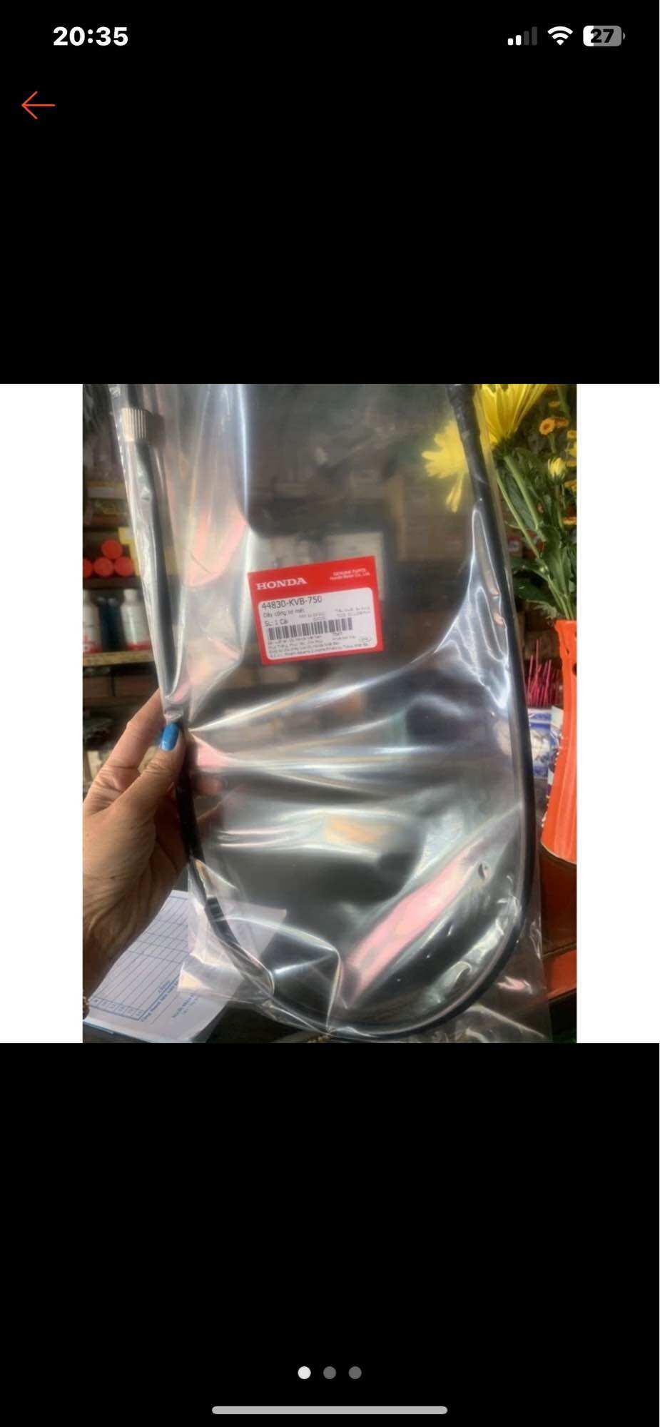 Dây đồng hồ ab / vision / lead / clirk / zin hãng honda