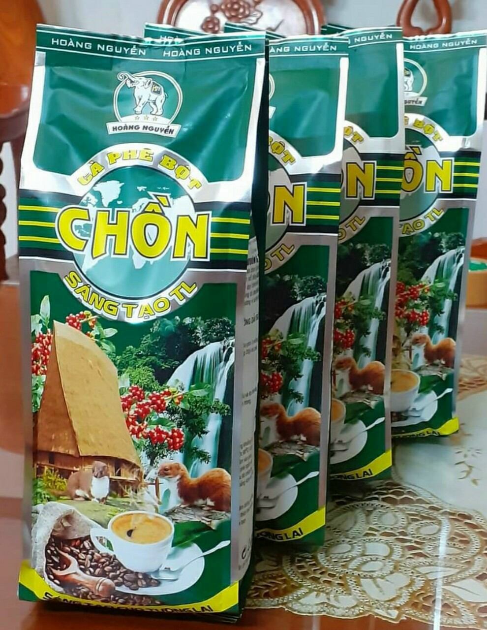 1KG CÀ PHÊ CHỒN HẢO HẠNG 2 GOI500G