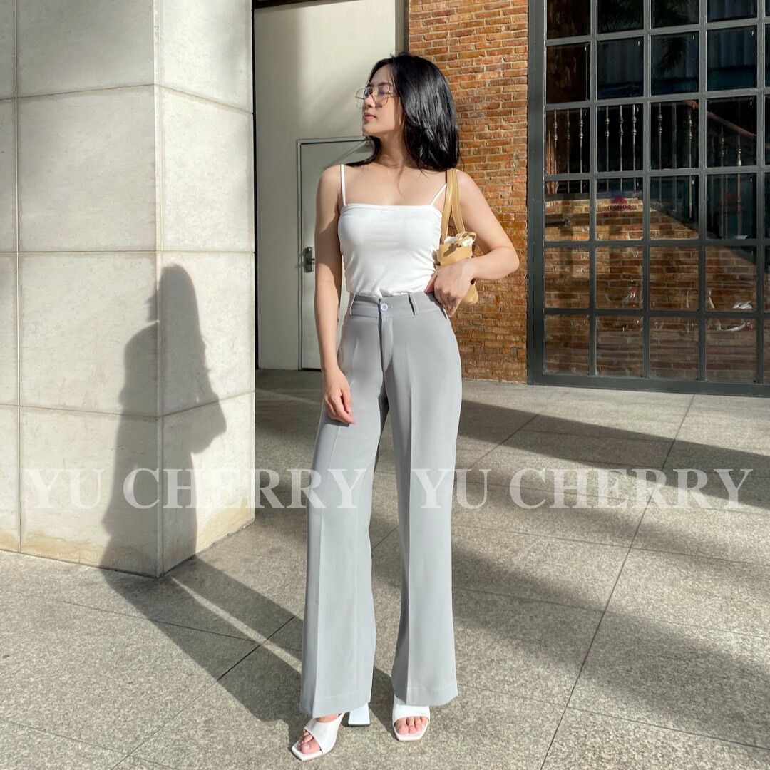 YU CHERRY | Quần nữ Cullotes Dài 1 YQ019
