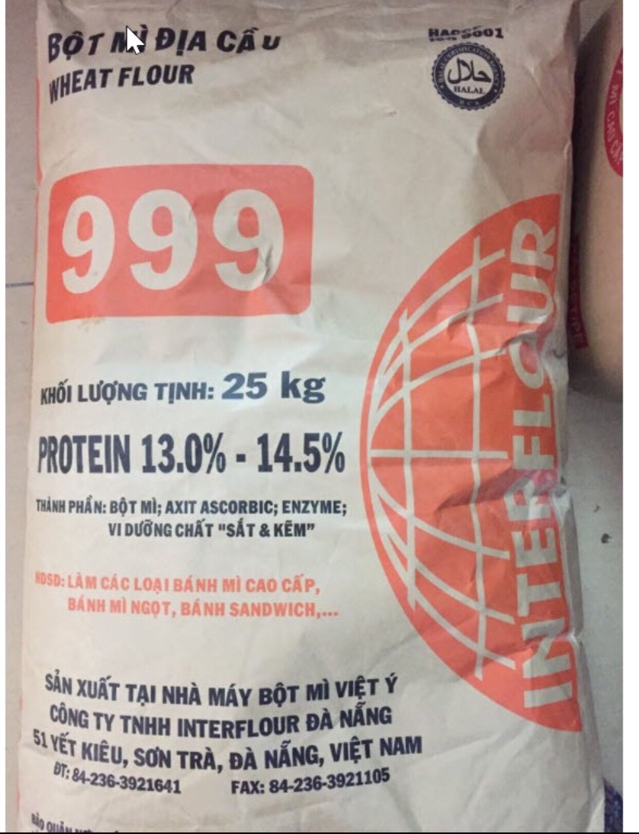 Bột mì 999 bao 25kg