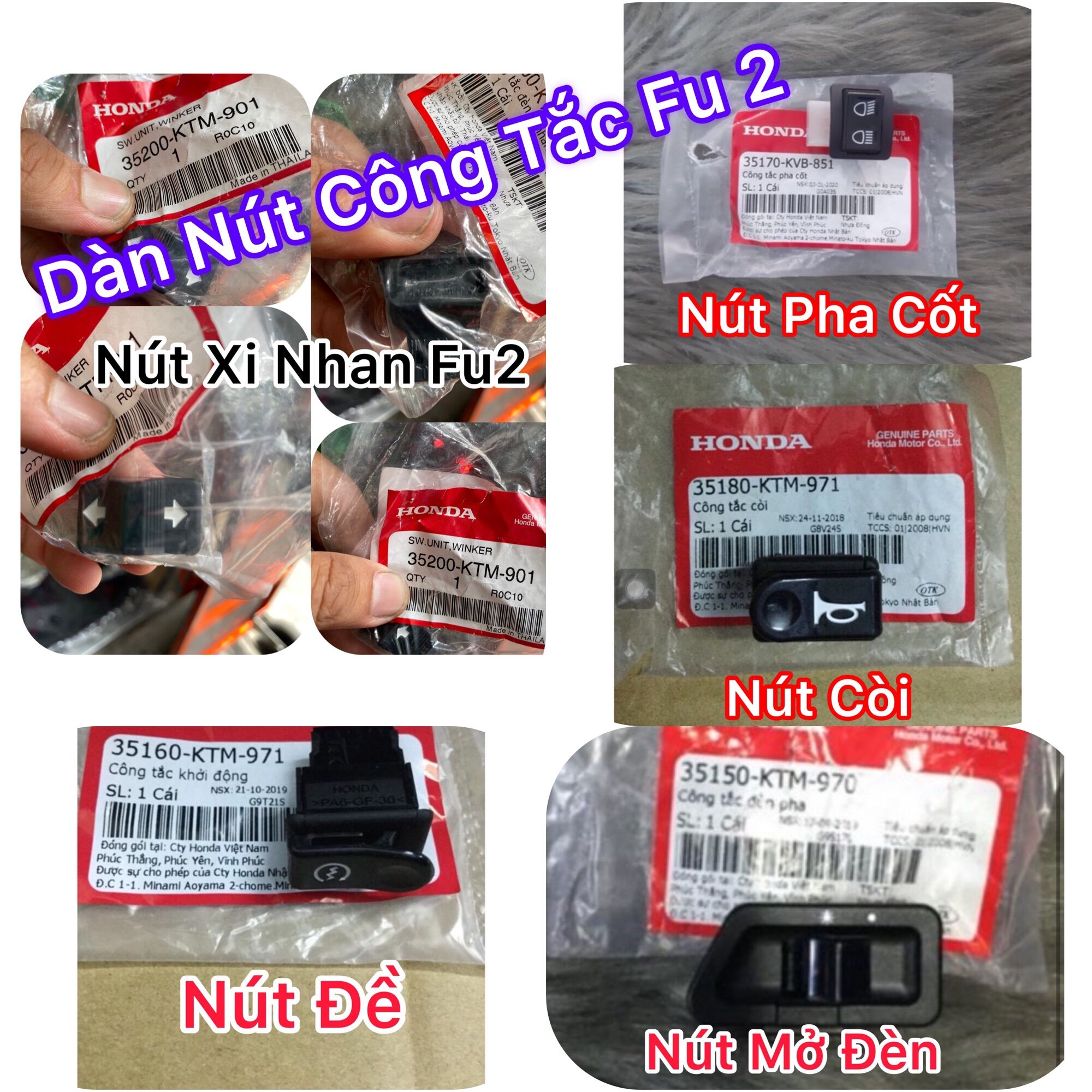 Nút công tắc Lead , SCR 110