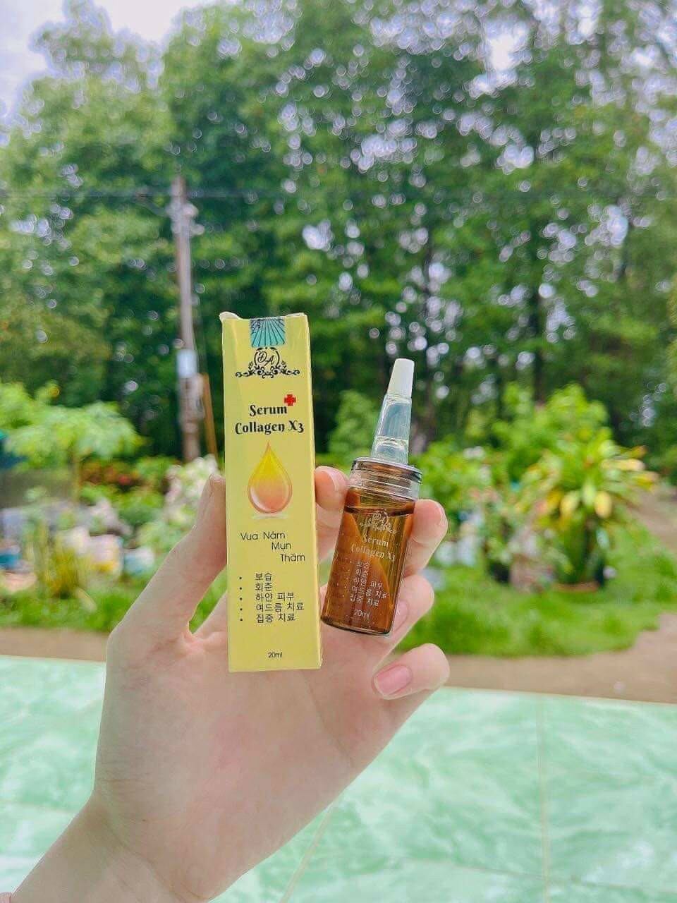 Serum nám collagen x3 đông anh