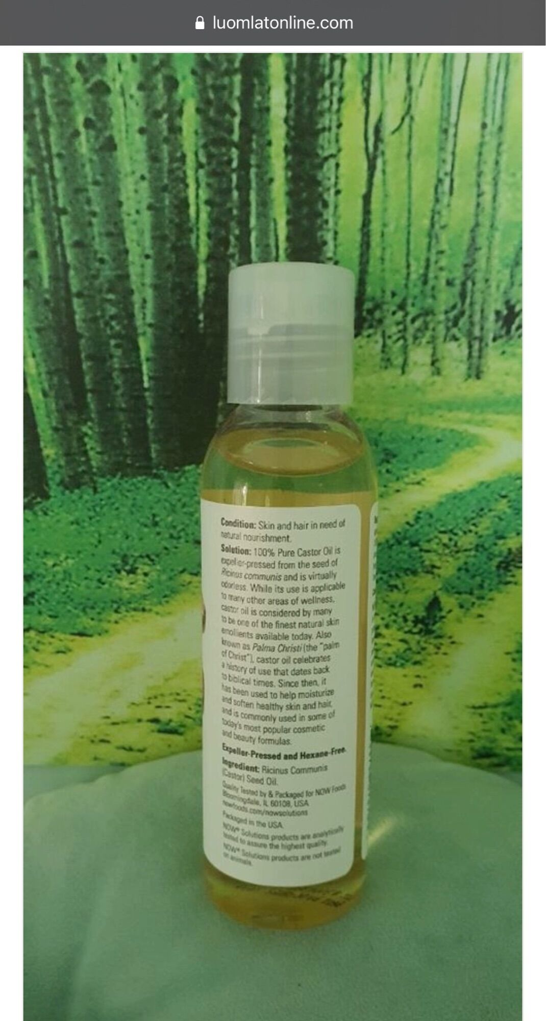 DẦU DƯỠNG DA HẠT THẦU DẦU (CASTOR OIL) NOW SOLUTIONS