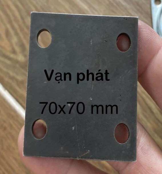 Bản mã 70x70 mm chiều dày 3mm