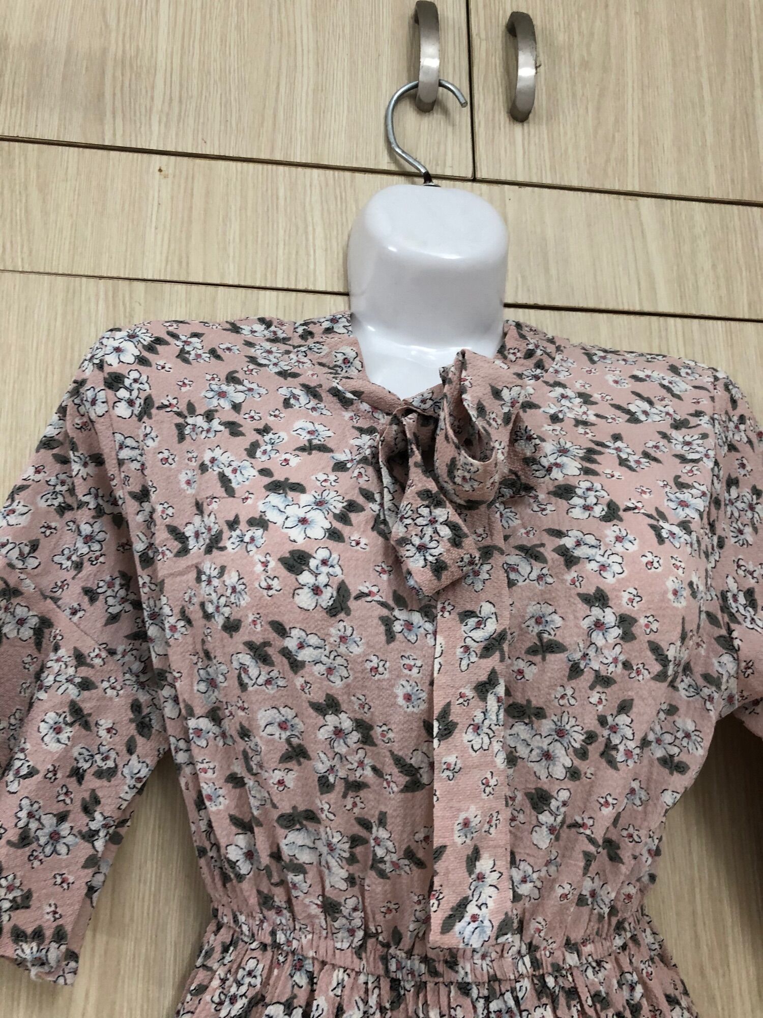 [Thanh lý cá nhân] ĐẦM XÔ ĐŨI HOA NHÍ HỒNG