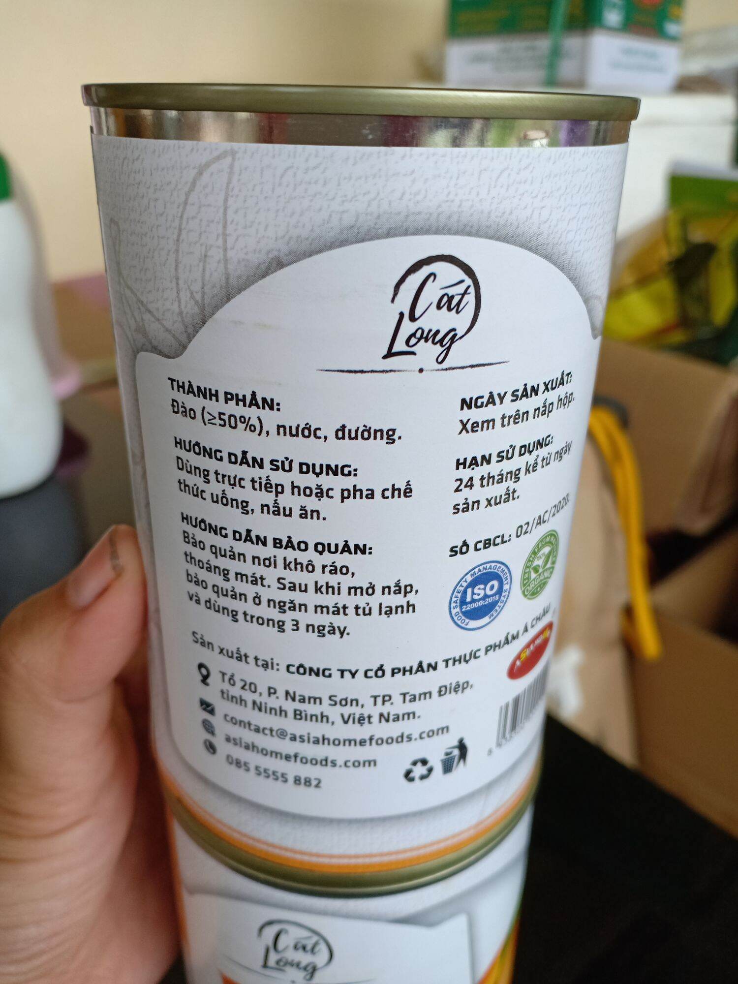 Đào ngâm miếng 425gr