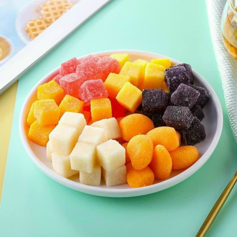 KẸO DẺO NHÂN SỮA CHUA HOA QUẢ THƠM