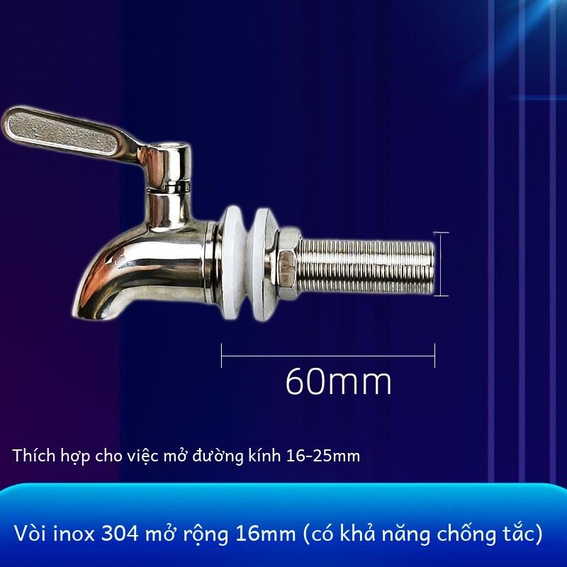 Vòi Inox Kính Lên Men Thùng Chai Bia Đồng Spigot Có Bộ Lọc 304 Công Tắc Van Dụng Cụ Nấu Ăn Nhà Bếp