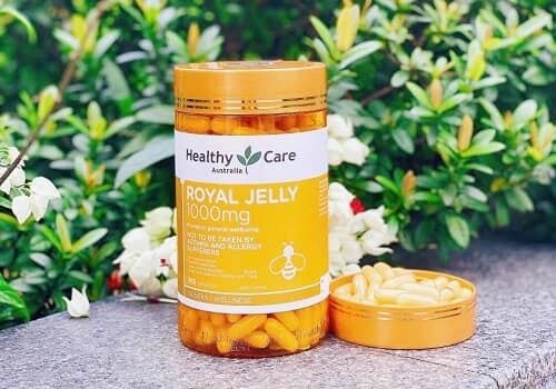 Sữa ong chúa Healthy Care Royal Jelly 1000mg của Úc
