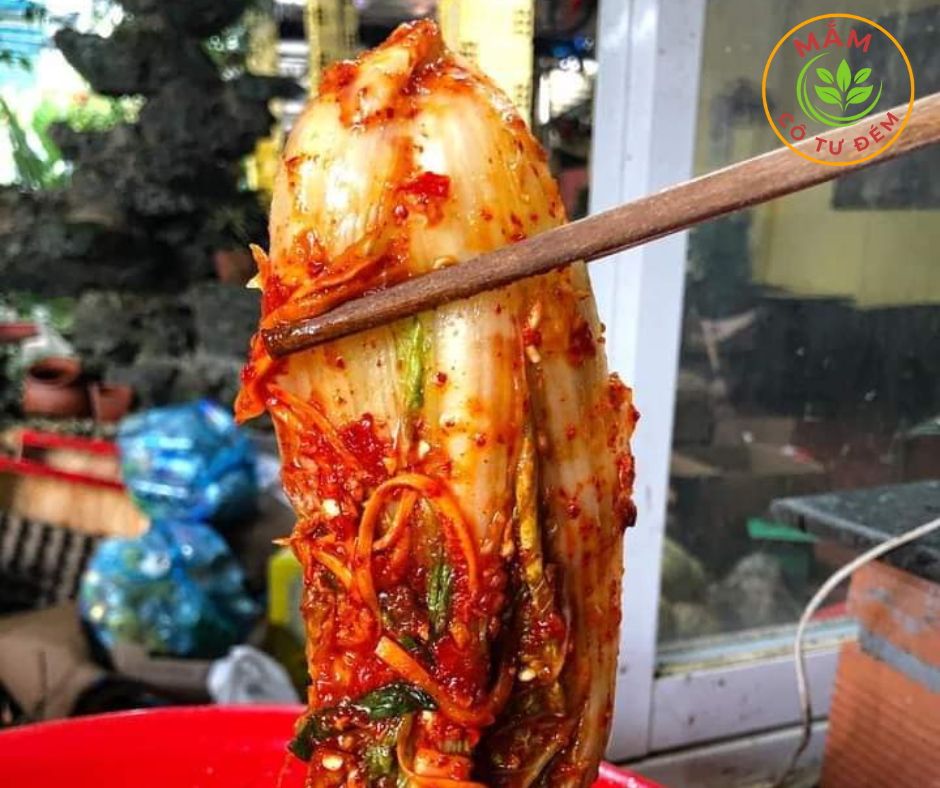 Kim chi cải thảo (chua cay giòn chuẩn vị hàn quốc) hủ 500gam