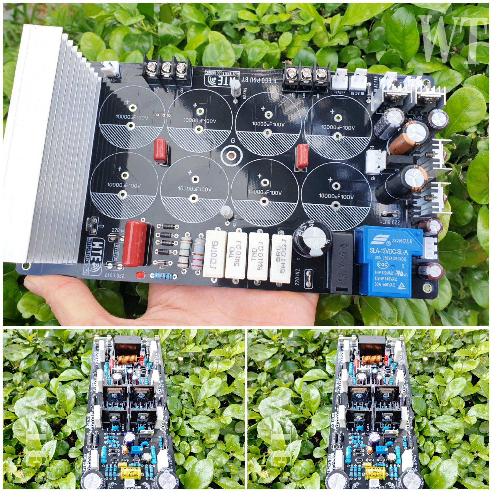 Combo công suất 16 sò sanken 2U dùng lắp amply đẩy công suất