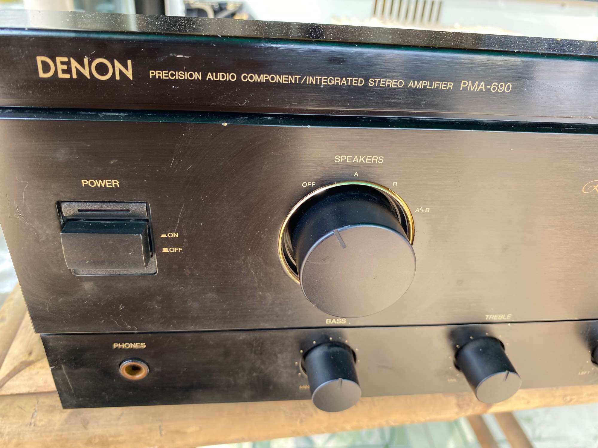 Amply Denon , amply nghe nhạc, Denon PMA-690, amply nội địa denon hàng đã qua sử dụng zin nguyên bản